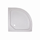Душова кабіна Lidz Latwa SC80x80.SAT.LOW.GR, скло тон. 4 мм + Lidz Душовий піддон KAPIELKA ST80x80x14