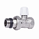 Кран радіаторний Icma 3/4" з антипротіканням прямий без ручки №815+940