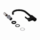Змішувач для кухні Brinex Pure 015F U-образний  Black Matt BRIPUR015FBLM