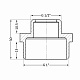Ніпель Thermo Alliance Standart 1"х1/2" ЗР SD4082515