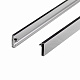 Душові двері в нішу Qtap Taurus CRM201-11.C6 97-108x200 см, скло Clear 6 мм, покриття CalcLess