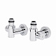 Комплект кранів Thermo Alliance Standart 1/2" хром, для рушникосушарки кутовий SF395W15HE