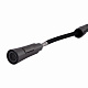 Змішувач для кухні Qtap Vlasta New з висувним виливом QTVLA344GMB45647 Gunmetal Black PVD