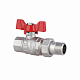 Кран кульовий "Американка" Thermo Alliance Forte 1/2" прямий SF220W15