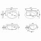 Раковина Qtap Leo 430x285x160 White QT11111008LW
