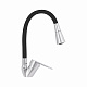Змішувач для кухні Lidz Tani 008F3 з гнучким виливом (k40) LDTAN008F3BCR39484 Chrome/Black