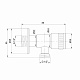 Кран кутовий Thermo Alliance Standart 1/2"ЗЗ нерж., з керам. буксою TAS345W1515SS