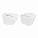 Акційний набір: Унітаз підвісний Jay Ultra Quiet QT07335177W 485х360х320 + Tern Ultra Quiet QT17332303ASW 490x365x325