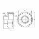Перехід SD Forte 1" 1/4х3/4" ВЗ SF3603220