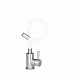 Змішувач для кухні Lidz Aria 015F3 з гнучким виливом (k35) LDARI015F3WHI43362 White / Nickel