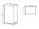 Душова перегородка Walk-In MIXXUS PREMIUM FLAT SP02-80x200-TR BLACK прозоре скло 8мм (MI6854)