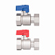 Комплект кранів кульових Thermo Alliance Standart 1"ВВ прямий з накидною гайкою TAS262RBW25