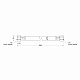 Шланг для газу Thermo Alliance Standart чорний 1/2" ВВ 300 см SD91G300