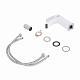Змішувач для раковини Qtap Swan Cascada QTSWA270CRW45568 Chrome/White