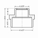Ніпель Thermo Alliance Standart 1/2"х1/8" ЗР SD408159