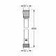 Шланг для душу Grohe VitalioFlex Comfort TwistStop 1500 мм 28743002