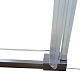 Душова кабіна без піддону KOER SR SC03-90x90x200-TR-07 прозоре скло EASY CLEAN 6мм графіт (KR5359)