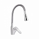 Змішувач для кухні Lidz Tani 007F3 з гнучким виливом (k40) LDTAN007F3GCR31869 Chrome/Grey