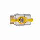 Кран кульовий Thermo Alliance Standart 1" ВЗ для газу (метелик) SD607NG25PN40