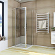 Душова кабіна без піддону KOER SR SC05-90x90x195-TR-01 прозоре скло EASY CLEAN 6мм хром (KR5363)