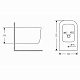 Біде підвісне Qtap Gemini 520×360×295 мм, White QTTAU28W49121