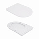 Унітаз підлоговий Qtap Robin New Ultra Quiet безобідковий з сидінням Soft-close WHITE QT13226083AW