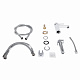Змішувач для раковини Qtap Grand (з гігієнічним душем) QTGRA272CRW45671 Chrome/White