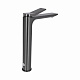 Змішувач для раковини Qtap Presto високий QTPRE269GRP45582 Gunmetal Black