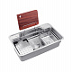 Кухонна мийка Kroner KRP Dekor - SET7848 (1.0 мм)