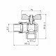 Кран кульовий «Американка» Thermo Alliance Forte 1" кутовий SF221W25