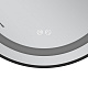 Дзеркало MIXXUS PREMIUM ELLIPSE MV05-80x70-REVERSE BLACK з LED Touch, Anti-fog, димером (3-6,5kK) (MP6646)