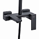 Душова система універсальна Qtap Gemini на три споживачі (з виливом) QTGEM111BLM45686 Black Matt