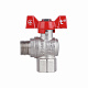 Кран кульовий Thermo Alliance Forte 1/2" ВЗ для води угловой (метелик) SF267W15