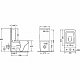 Чаша унітазу-компакту без сидіння MIXXUS QUADRO-0403-R BOWL 425x360x640 система змиву RIMLESS (MI8341)