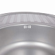 Кухонна мийка Brinex 7750 0,8 мм Satin (BRIN7750SAT08)