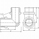Кут SD Forte 1/2" ЗЗ SF37315