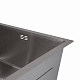 Мийка для кухні інтегрована під стільницю Lidz Handmade H4843 Brushed Steel 3,0/1,0 мм LDH4843BRU49441