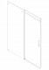 Двері у нішу розсувні KOER SR SD02-120x200-TR-01 прозоре скло EASY CLEAN 8мм хром (KR5384)