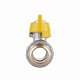 Кран кульовий Thermo Alliance Standart 1/2" ВЗ для газу (метелик) SD607NG15PN40