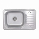 Кухонна мийка Brinex 6642 0,8 мм Satin (BRIN6642SAT08)