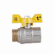 Кран кульовий Thermo Alliance Standart 1" ВЗ для газу (метелик) SD607NG25PN40