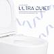 Унітаз підлоговий Qtap Evia Ultra Quiet 630×350×795 мм з сидінням Soft-close, White QTEVI27W49258