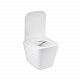 Унітаз підвісний Kroner Eifel WHI493436 RIMLESS безобідковий з сидінням Slim Duroplast / Soft-close / Quick relase