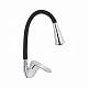 Змішувач для кухні Lidz Tani 008F3 з гнучким виливом (k40) LDTAN008F3BCR39484 Chrome/Black