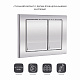Панель змиву для унітаза Qtap Nest QT0111M06028CRM