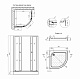 Душова кабіна Agua Cascad - S.F.D.90x90 см
