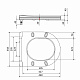 Сидіння для унітазу Qtap (Kolibri) 455×360×30 мм, White, з мікроліфтом Slim Duroplast, Quick Release QTST179W49488