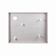 Душевой поддон Qtap Tern 301812W 100x80x12 см + сифон