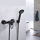 Змішувач для душу Lidz Latwa 010 (з душовим гарнітуром) (k40) LDLAT010BLA45421 Black