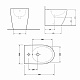 Біде підлогове Qtap Scorpio 565x355x410 White QT14441380W